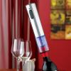 imageWine Enthusiast  Electric Blue Corkscrew  Automatic Wine Opener Corkscrew  Push Button  Easy Open  Wine KeySilver Push Button