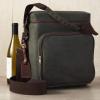 imageWine Enthusiast 6Bottle Waxed Canvas Wine Bag Tote Insulated Wine Carrier Cooler Travel ampamp Picnics Holds Tall Bottles Includes Ice Pack Chilling Reusable Tote Bag for Wine Gifts ampamp Outdoor GatheringsDark Green