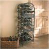 imageWine Enthusiast Anjou Modular Metal ampamp Pine Wood 78Bottle Wine Rack  Modern Minimalist Standing Organizer ampamp Storage Display Design for Solo ampamp MultiUnit ExhibitIron Jail
