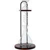 imageWine Enthusiast Art Series Treble Decanter  Hand Blown LeadFree Wide Base Aerating Glass Bottle with Minimizing Drip Spout  Holds 53 ozTower Decanting Set