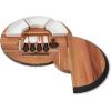 imageWine Enthusiast BarrelInspired Acacia Wood Swivel Cheese Board Set with Chalkboard Edge Includes 4 Cheese Knives 4 Forks 3 Cheese Markers 3 Ceramic Bowls Soapstone Chalk Charcuterie Entertaining