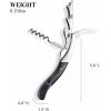 imageWine Enthusiast Executive Wine Bottle Opener  Faux Horn Handle DoubleHinged Corkscrew with Foil Cutter  Personalized Waiters Wine Key with Gift Box  Stainless Steel Wine Opener Tool Kitchen Gear