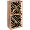 imageWine Enthusiast NFINITY Stackable 4 Foot Wine Rack  3 Column  Solid Mahogany 36 Bottles  Stylish Durable Wine Rack Home Decor  Bar Cabinet Liquor StorageMahogany
