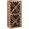 imageWine Enthusiast NFINITY Stackable 4 Foot Wine Rack  3 Column  Solid Mahogany 36 Bottles  Stylish Durable Wine Rack Home Decor  Bar Cabinet Liquor StorageMahogany