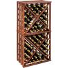 imageWine Enthusiast NFINITY Stackable 4 Foot Wine Rack  3 Column  Solid Mahogany 36 Bottles  Stylish Durable Wine Rack Home Decor  Bar Cabinet Liquor StorageWalnut