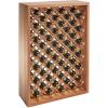 imageWine Enthusiast NFINITY Stackable 4 Foot Wine Rack  3 Column  Solid Mahogany 36 Bottles  Stylish Durable Wine Rack Home Decor  Bar Cabinet Liquor StorageMahogany