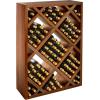 imageWine Enthusiast NFINITY Stackable 4 Foot Wine Rack  3 Column  Solid Mahogany 36 Bottles  Stylish Durable Wine Rack Home Decor  Bar Cabinet Liquor StorageWalnut