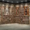 imageWine Enthusiast NFINITY Stackable 4 Foot Wine Rack  3 Column  Solid Mahogany 36 Bottles  Stylish Durable Wine Rack Home Decor  Bar Cabinet Liquor StorageMahogany