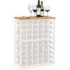 imageWine Enthusiast NFINITY Tabletop Wine Rack  Solid Mahogany Wine Storage Solution  Natural Finish  Stylish Durable Wine Rack Home Decor  Bar Cabinet CountertopNatural