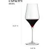 imageWine Enthusiast Pirouette Pinot Noir Wine Glasses  277 oz BreakResistant LeadFree Crystal Glasses for Red Wine  Dishwasher Safe Tall Stemware for Burgundy Pinot Noir FruitForward Reds KitchenRed Wine