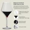 imageWine Enthusiast Pirouette Pinot Noir Wine Glasses  277 oz BreakResistant LeadFree Crystal Glasses for Red Wine  Dishwasher Safe Tall Stemware for Burgundy Pinot Noir FruitForward Reds KitchenPinot Noir