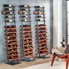 imageWine Enthusiast Vino Galerie Leaning Ladder Wine Rack  37Bottle Wall Mounted Wine Storage Display  Mango Wood ampamp Metal Bar Cabinet Wine Shelf  Modern Kitchen Dining Room Decor Organizer Furniture