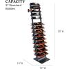 imageWine Enthusiast Vino Galerie Leaning Ladder Wine Rack  37Bottle Wall Mounted Wine Storage Display  Mango Wood ampamp Metal Bar Cabinet Wine Shelf  Modern Kitchen Dining Room Decor Organizer Furniture