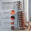 imageWine Enthusiast Vino Galerie Leaning Ladder Wine Rack  37Bottle Wall Mounted Wine Storage Display  Mango Wood ampamp Metal Bar Cabinet Wine Shelf  Modern Kitchen Dining Room Decor Organizer Furniture
