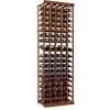 imageNFINITY 90 Bottle Wine Rack Kit with 5 Column Display  Dark Walnut  Solid Mahogany