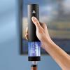 imageWine Enthusiast  Electric Blue Corkscrew  Automatic Wine Opener Corkscrew  Push Button  Easy Open  Wine KeyBlack Push Button