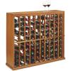 imageWine Enthusiast NFINITY Wine Rack Kit  100 Bottle Storage  Solid Mahogany  Dark Walnut Finish  Stylish Durable Wine Rack Home Decor  Bar Cabinet Liquor StorageNatural