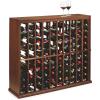 imageWine Enthusiast NFINITY Wine Rack Kit  100 Bottle Storage  Solid Mahogany  Dark Walnut Finish  Stylish Durable Wine Rack Home Decor  Bar Cabinet Liquor StorageDark Walnut