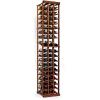 imageWine Enthusiast NFINITY Wine Rack Kit  3 Column with Display Dark Walnut Finish Solid Mahogany 54 Bottles Stylish Durable Wine Rack Home Decor  Bar Cabinet Liquor StorageDark Walnut