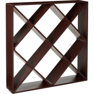 imageJumbo Bin 120 Bottle Wine Rack Mahogany
