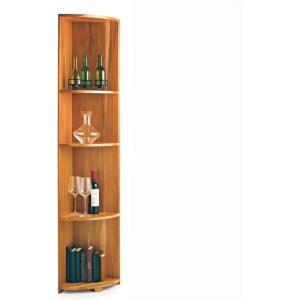 imageNFINITY Wine Rack Kit Quarter Round Shelf  Natural Finish