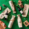 imageCanvas Wine Bottle Gift Bags With Leather Ties Set of 5