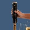 imageWine Enthusiast x Cheer Moda Electric Sparkling Wine Opener  Automatic Champagne Bottle Opener with Cork Release ampamp Stopper  Stainless Steel Electric Wine Tool  Battery Powered  US ExclusiveWine