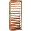 imageNFINITY LabelView Wine Rack Kit with Rolling Shelves  Natural Finish