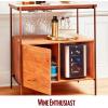 imageWine Enthusiast 6Bottle Countertop Wine Cooler  Compact Mini Fridge for Kitchen or Bedroom with 3 Shelves EnergyEfficient Cooling Adjustable Digital Temperature Control
