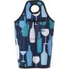 imageWine Enthusiast Neoprene Single BottleGuard Wine Carrier  Insulated ShockAbsorbent Tote for One 750 ml Wine Bottle Outdoor amp Travel Use2bottle With Corkscrew
