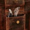 imageWine Enthusiast FullGrain Buffalo Leather 2Bottle Crossbody Wine Bag Stylish TravelReady Wine Tote with Adjustable Strap Removable Padded Divider Corkscrew Side Pocket6bottle Full Grain Buffalo Leather