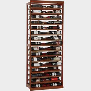 imageNFINITY LabelView Wine Rack Kit with Rolling Shelves  Walnut Finish