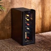 image:imageWine Enthusiast 12Bottle Slimline Wine Cooler  Energy Efficient Freestanding Wine Refrigerator  Upright Bottle Storage Adjustable Thermostat Digital Touchscreen 203 x 104 x 25412 Bottle Slimline  Black