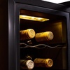 image:imageWine Enthusiast 12Bottle Slimline Wine Cooler  Energy Efficient Freestanding Wine Refrigerator  Upright Bottle Storage Adjustable Thermostat Digital Touchscreen 203 x 104 x 25412 Bottle Slimline  Black