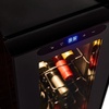 image:imageWine Enthusiast 12Bottle Slimline Wine Cooler  Energy Efficient Freestanding Wine Refrigerator  Upright Bottle Storage Adjustable Thermostat Digital Touchscreen 203 x 104 x 25412 Bottle Slimline  Black