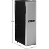 image:imageWine Enthusiast 12Bottle Slimline Wine Cooler  Energy Efficient Freestanding Wine Refrigerator  Upright Bottle Storage Adjustable Thermostat Digital Touchscreen 203 x 104 x 25418 Bottle Slimline  Silver