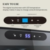 image:imageWine Enthusiast 33Bottle Compressor Wine Cooler wUpright Bottle Storage  Freestanding 33 Cu Ft Wine Refrigerator LED Digital Control Panel EnergyEfficient Cooling of 4164F24Bottle