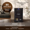image:imageWine Enthusiast 33Bottle Compressor Wine Cooler wUpright Bottle Storage  Freestanding 33 Cu Ft Wine Refrigerator LED Digital Control Panel EnergyEfficient Cooling of 4164F32 Bottle DualZone  Black
