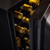 image:imageWine Enthusiast 33Bottle Compressor Wine Cooler wUpright Bottle Storage  Freestanding 33 Cu Ft Wine Refrigerator LED Digital Control Panel EnergyEfficient Cooling of 4164F33Bottle