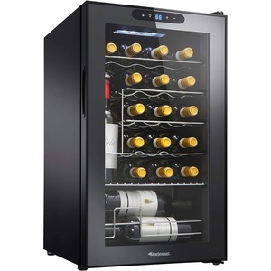 image:imageWine Enthusiast 33Bottle Compressor Wine Cooler wUpright Bottle Storage  Freestanding 33 Cu Ft Wine Refrigerator LED Digital Control Panel EnergyEfficient Cooling of 4164F24Bottle